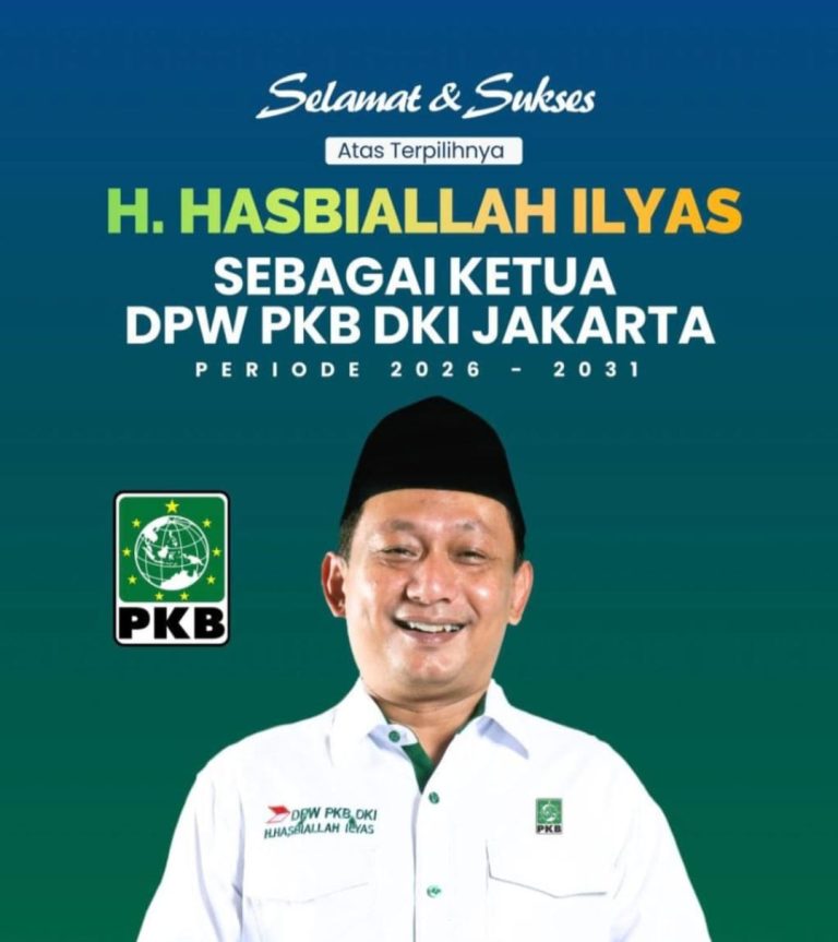Terpilih sebagai Ketua DPW PKB DKI Jakarta Periode 2026–2031, H. Hasbiallah Ilyas Targetkan Bawa Perubahan