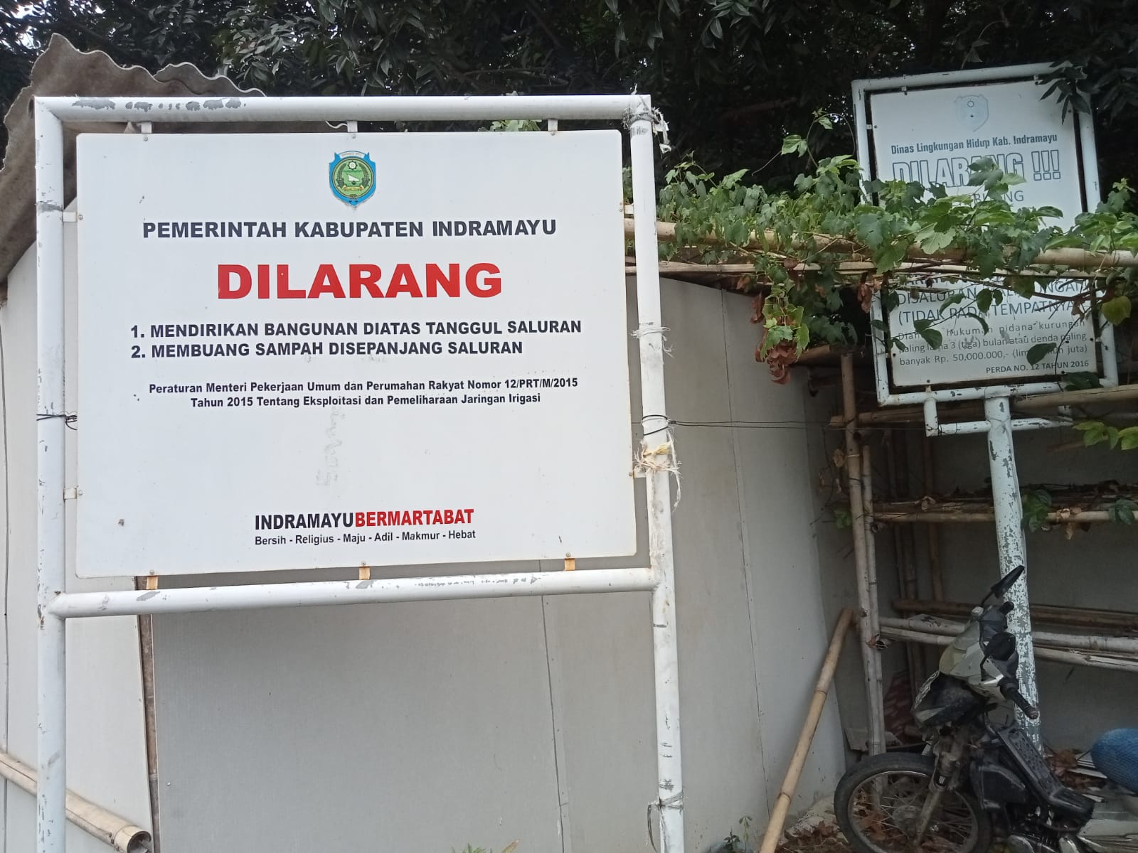 Geplak Dorong Pemkab Indramayu Atasi Bangunan Liar di Tanggul Kali Jalan Cimanuk Barat