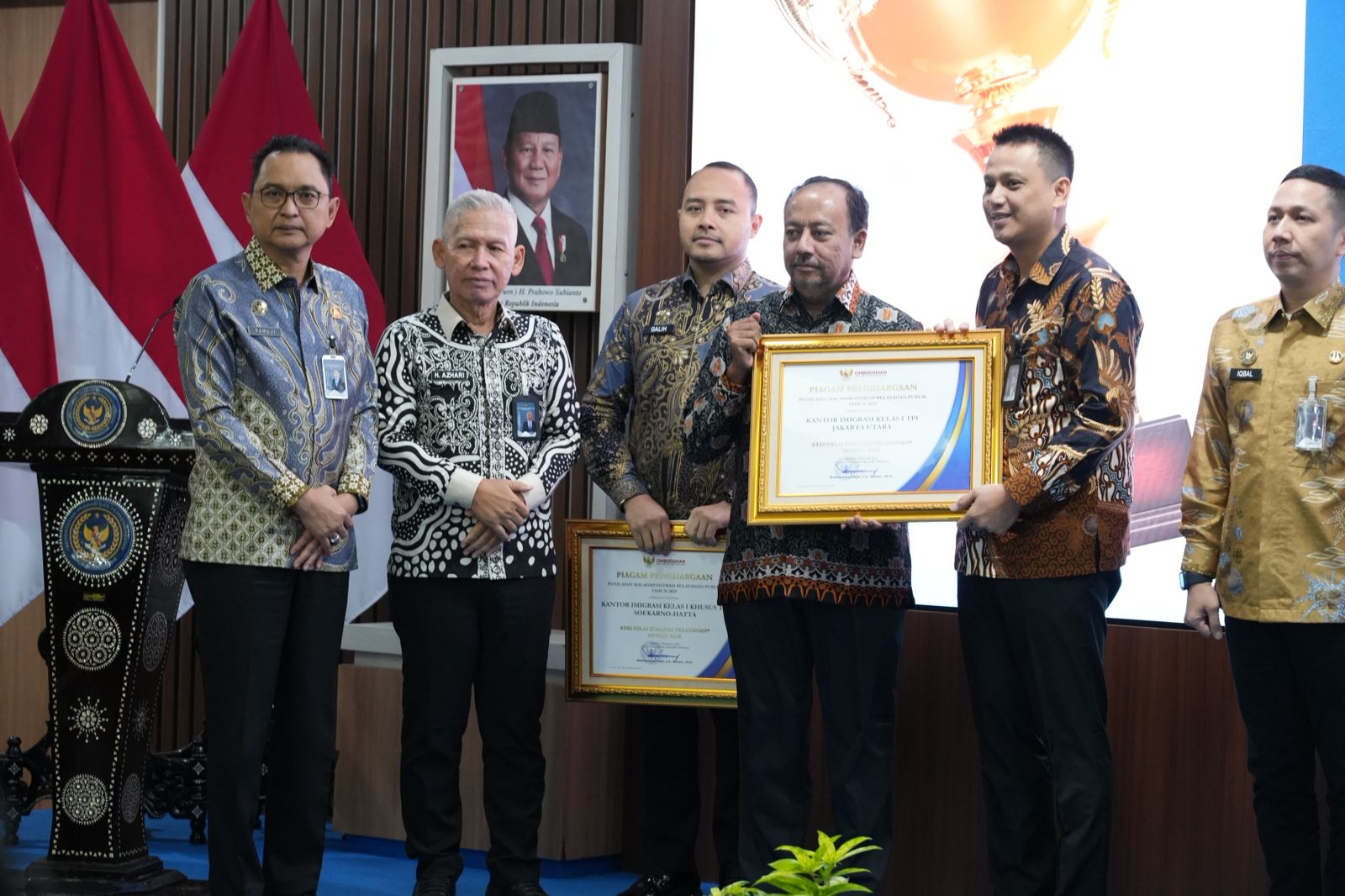 Tiga Kantor Imigrasi di Wilayah DK Jakarta Raih Predikat “Sangat Baik” dari Ombudsman RI