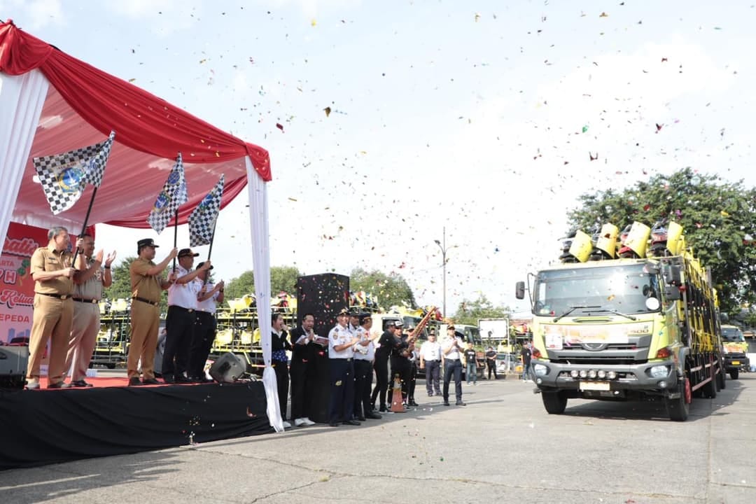 Kota Administarasi Jaktim Kirim 388 Motor Pemudik Dikirim ke Lima Kota Tujuan