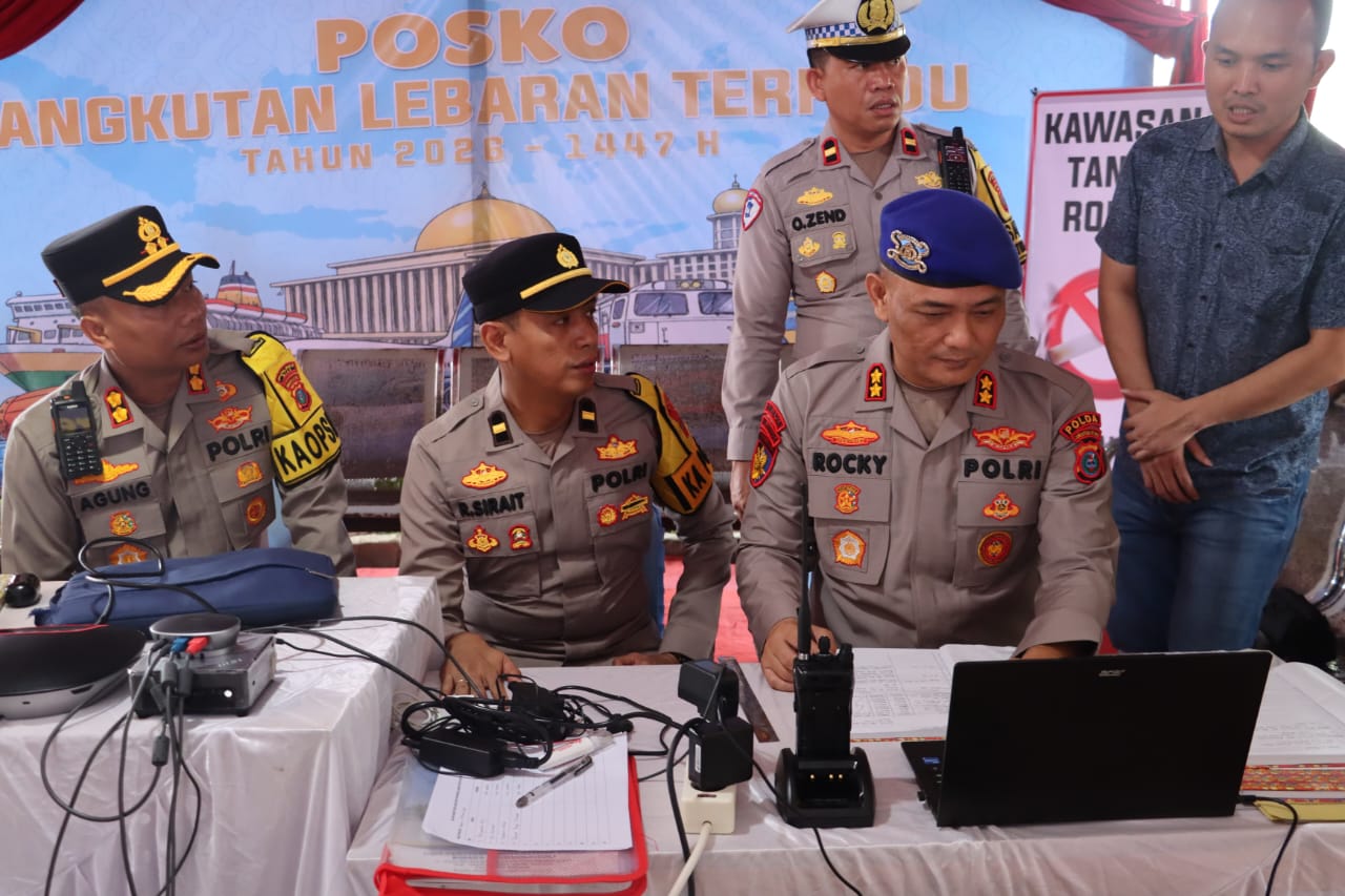 Pamatwil Cek Langsung Pos Pengamanan dan Pelayanan Ops Ketupat Toba 2026 di Wilayah Polres Nias