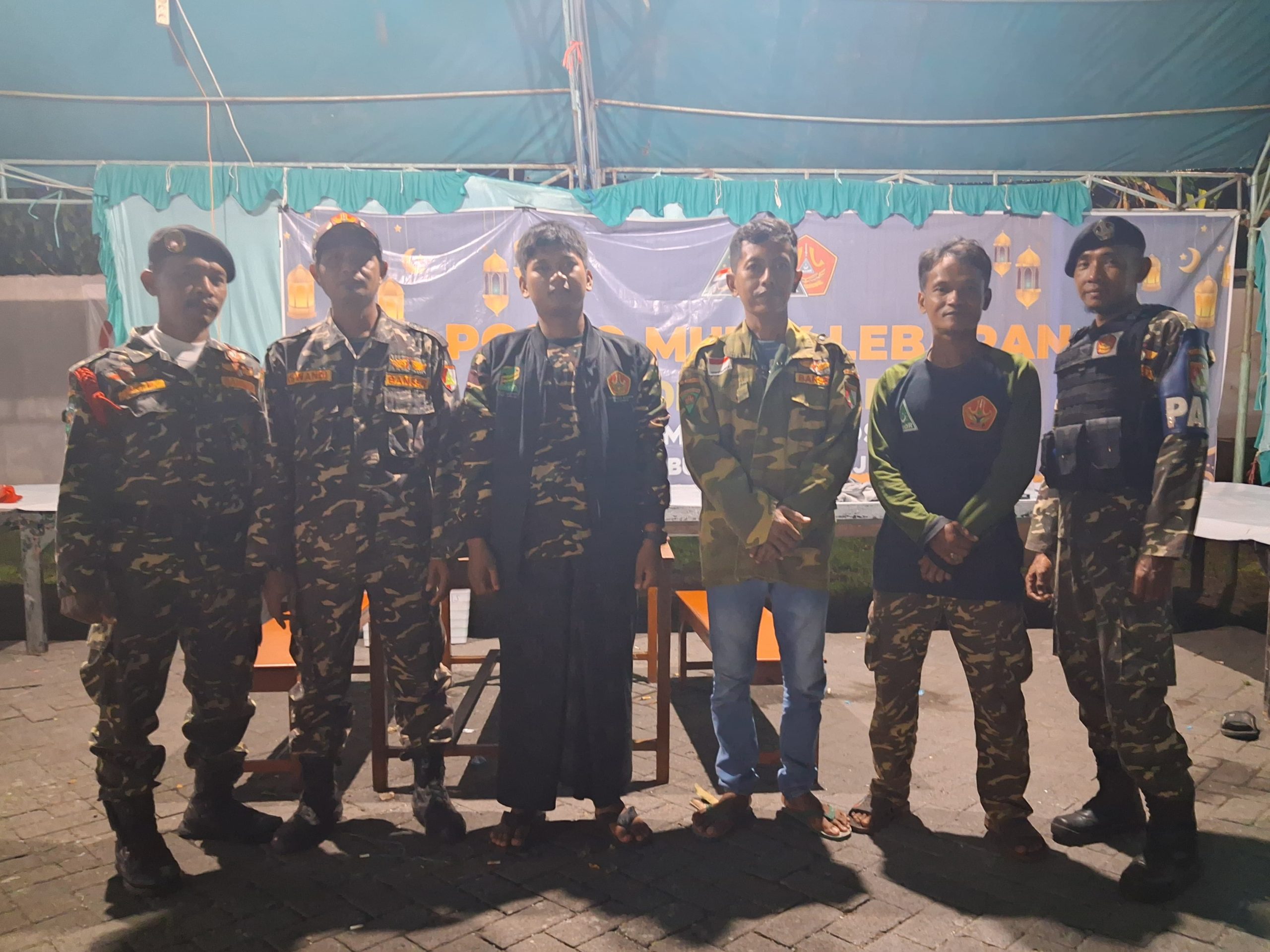 Wujudkan Khidmat, PAC GP Ansor Kertosono Dirikan Posko Mudik Lebaran