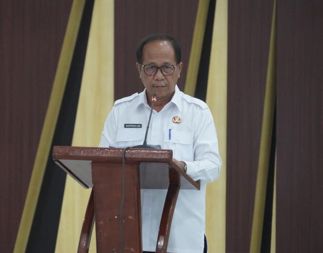 Wakil Wali Kota Gunungsitoli Hadiri Rapat Paripurna DPRD, Sampaikan Nota Penjelasan LKPJ TA 2025