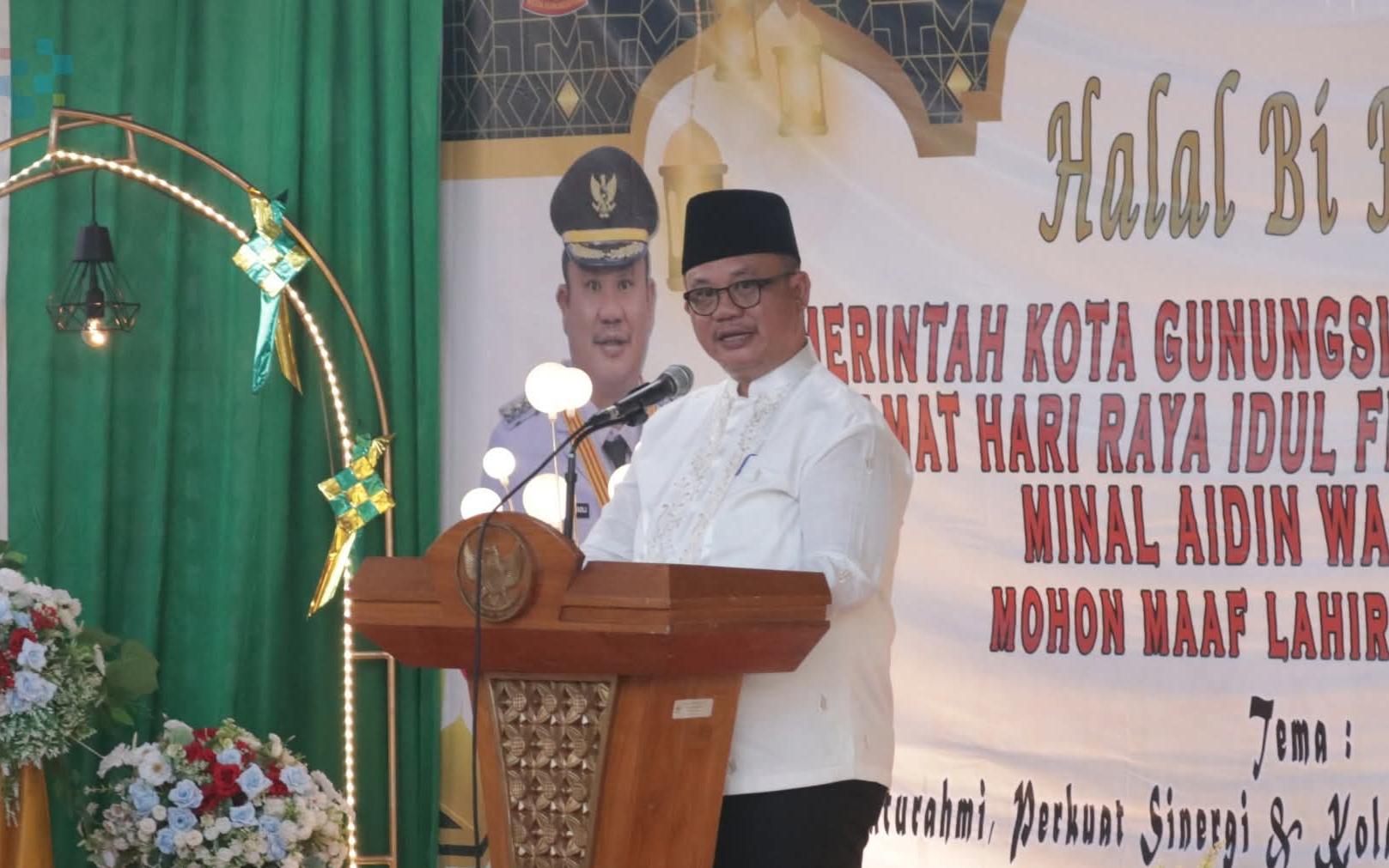 Wali Kota Gunungsitoli Hadiri Halalbihalal Bersama Masyarakat, dan Berharap Perkuat Kolaborasi Menuju Gusit Hebat