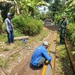 Presisi Pemotongan H-Beam Percepat Proyek Jembatan Merah Putih di Kebumen, TNI dan Warga Bersinergi