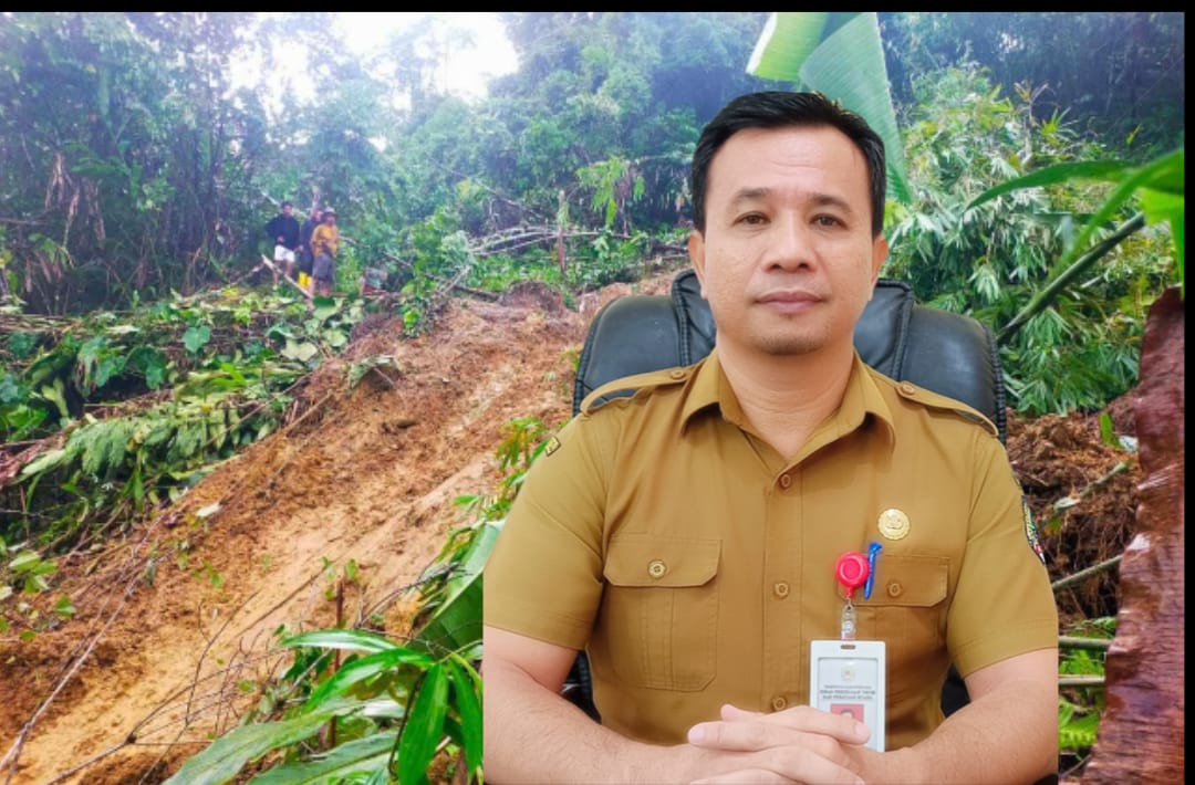 Kadis PUTR Nias: Jalan yang Ditutupi Material Longsor di Desa Ladea Akan Ditangani Senin Depan