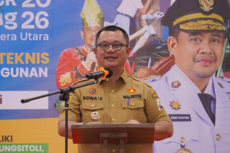 Wali Kota Gunungsitoli Hadiri Pembukaan Rakortekrenbang se-Sumatera Utara Tahun 2026