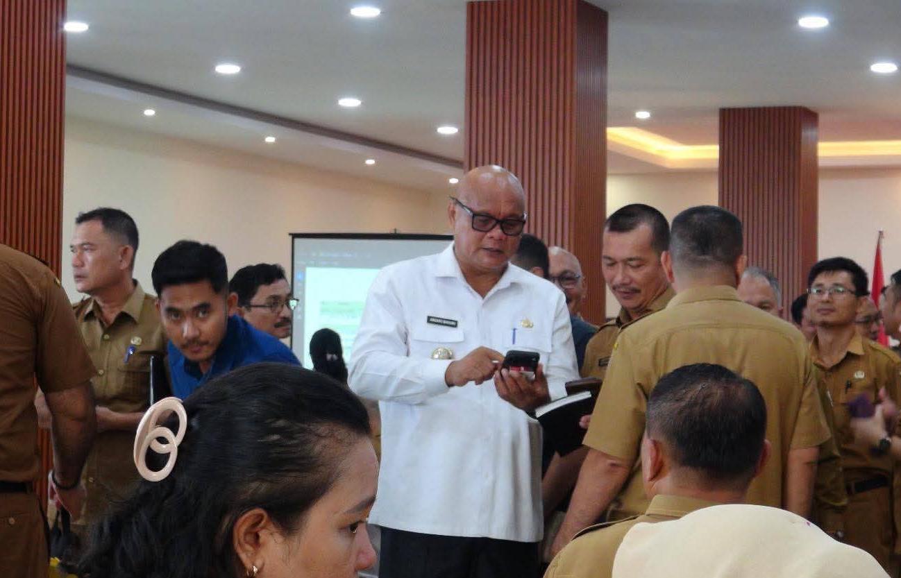 Bupati Nias Utara Hadiri Rakortekrenbang se Sumut Tahun 2026 untuk Kawasan Afirmasi