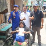 Ditpolairud Polda Metro Jaya Salurkan Bantuan Kursi Roda kepada Warga Pesisir