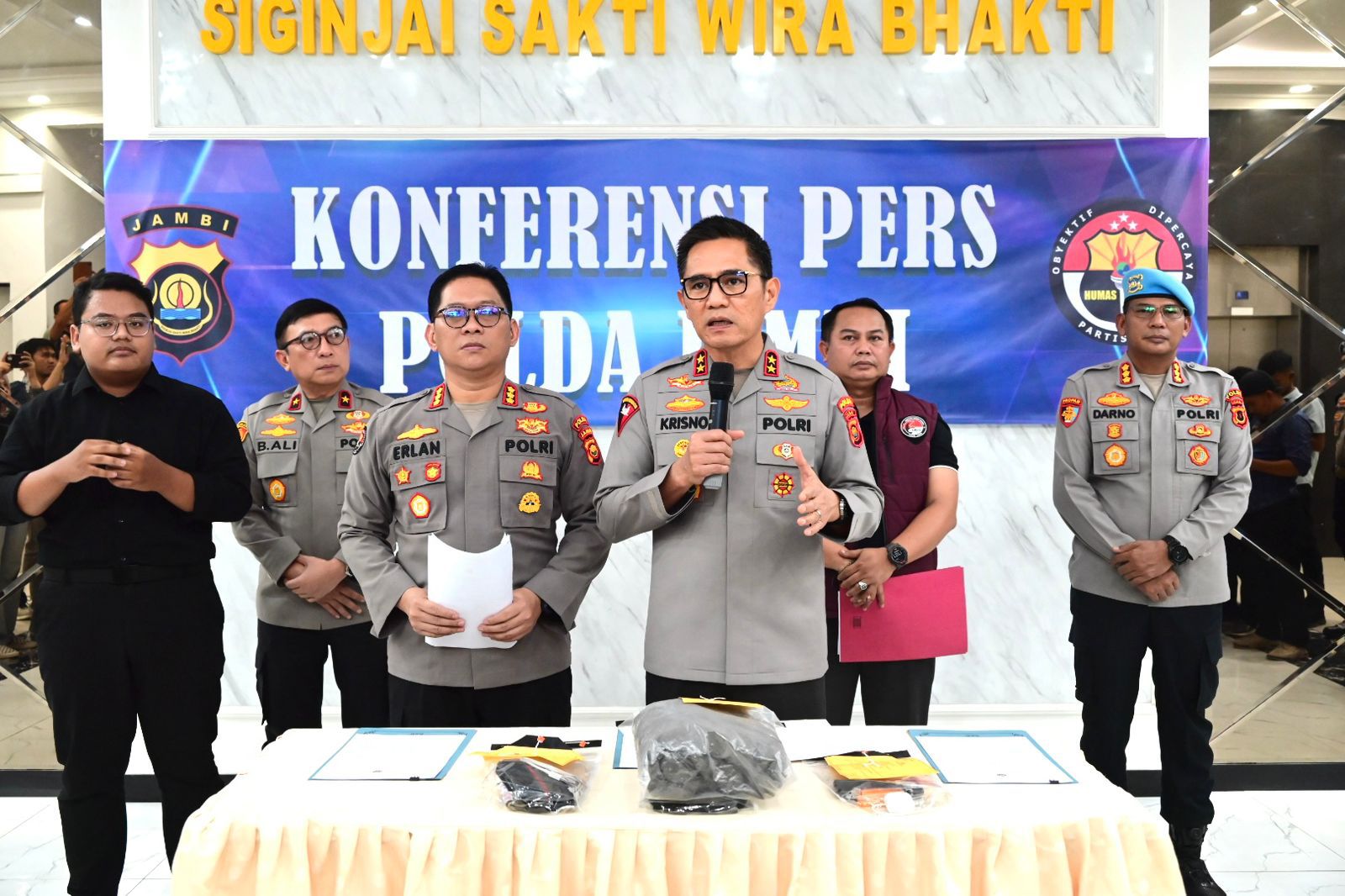 DPO Narkotika Ditangkap di Tanjab Barat, Polda Jambi Amankan 6 Orang