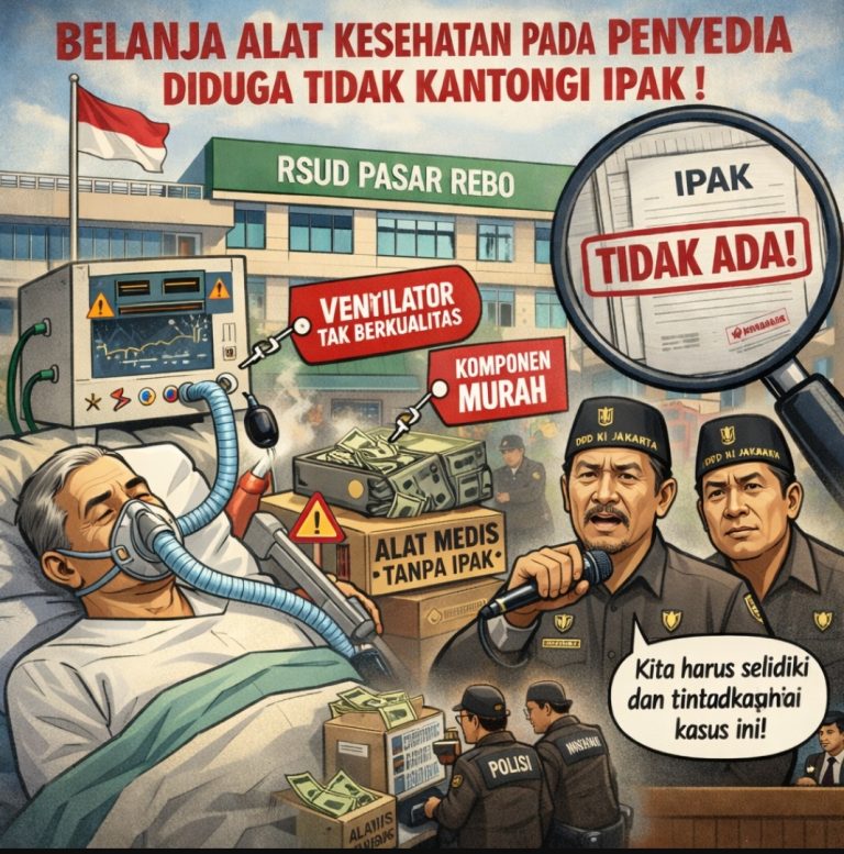 Diguga Vendor tidak Kantongi IPAK, Alkes Ventilator yang Digunakan RSUD Pasar Rebo, Patut Diperiksa