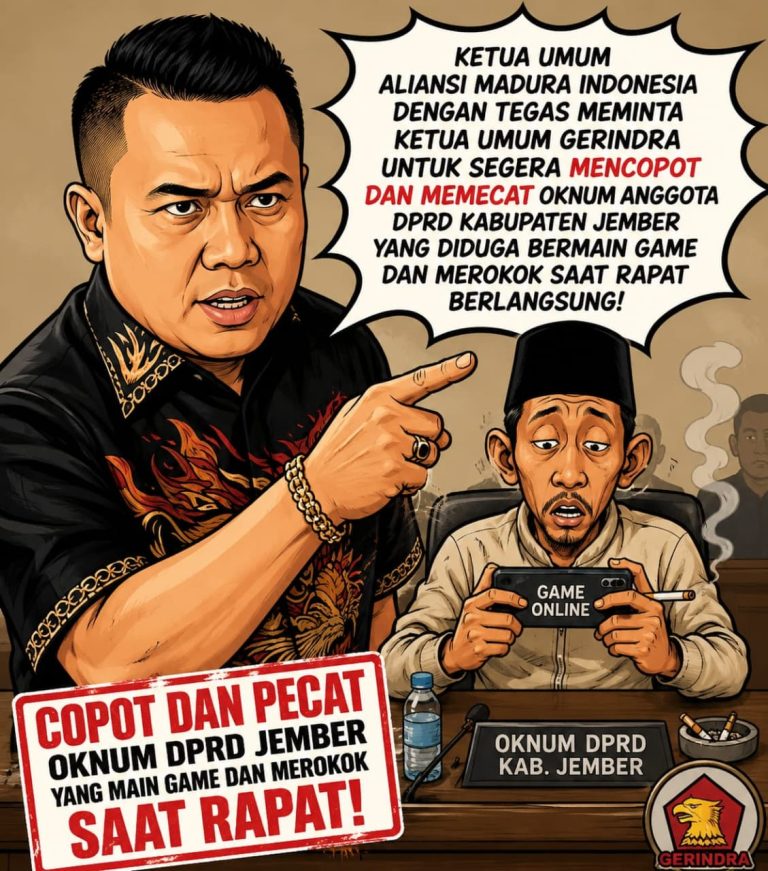 AMI Desak Prabowo Copot Oknum DPRD Jember yang Viral Saat Rapat Stunting