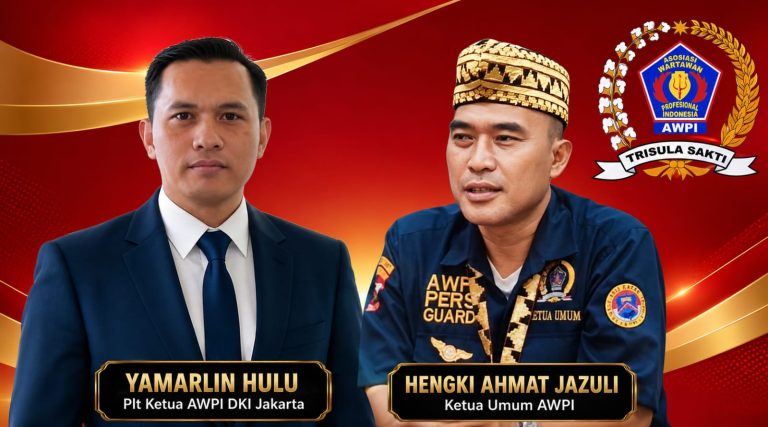 Ketua Umum DPP AWPI Tetapkan Yamarlin Hulu Sebagai PLT Ketua DPD DKI Jakarta
