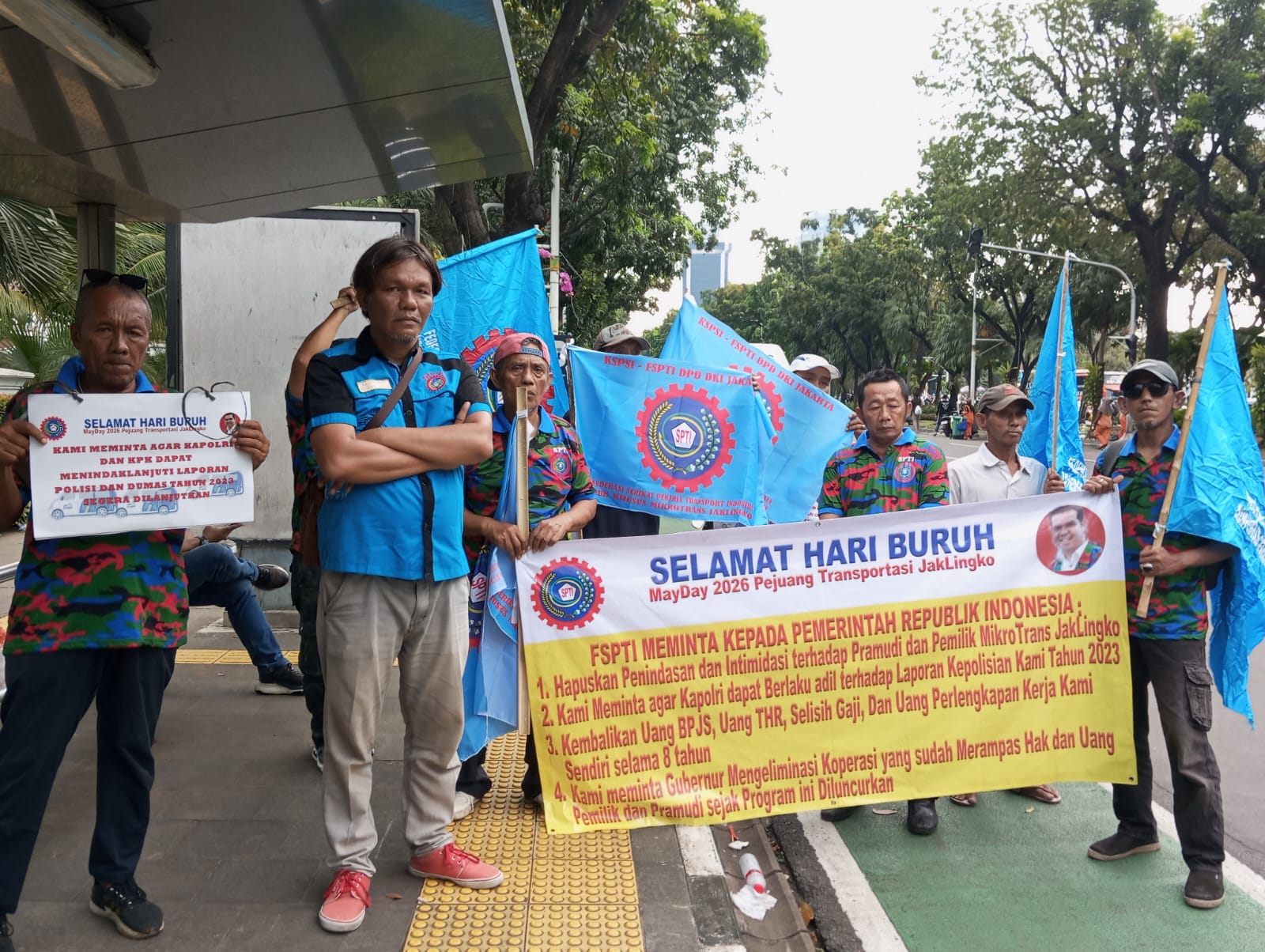 FSPTI DPD DKI Jakarta Pada Hari Buruh Internasional