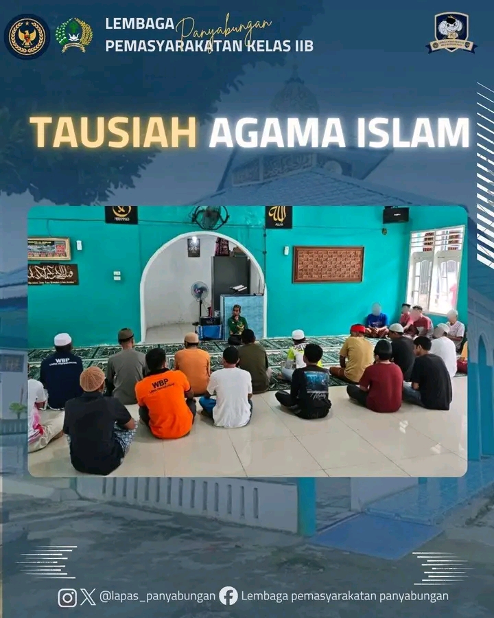 Warga Binaan Lapas Panyabungan Mengikuti Kegiatan Pembinaan Kepribadian