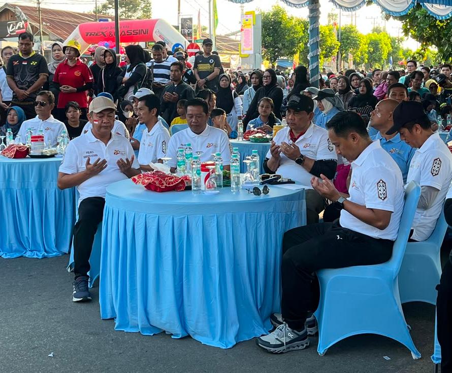 Perkuat Sinergitas, Kalapas Muara Teweh Hadiri Jalan dan Senam Sehat HUT Bhayangkara ke-80 Polres Barito Utara
