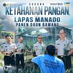 Dukung Ketahanan Pangan, Lapas Manado Berhasil Panen Daun Bawang