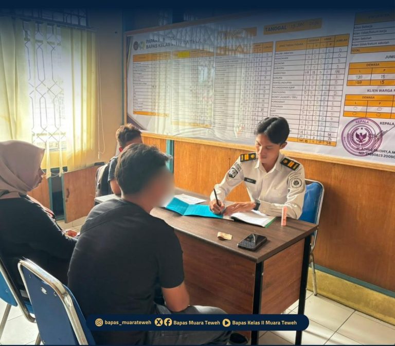 Bapas Muara Teweh Optimalkan Pembimbingan Klien Integrasi Melalui Wajib Lapor Berkala