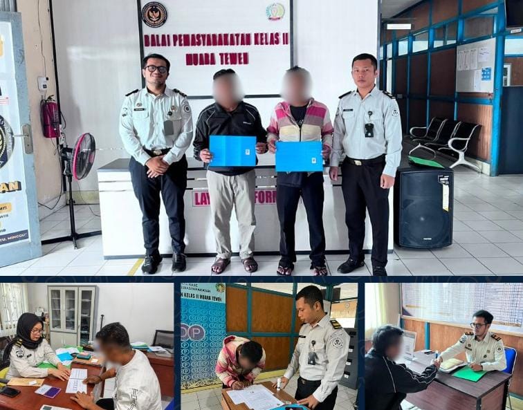 Tiga Klien CB Resmi Diterima, Bapas Muara Teweh Perkuat Pembimbingan Menuju Reintegrasi Sosial