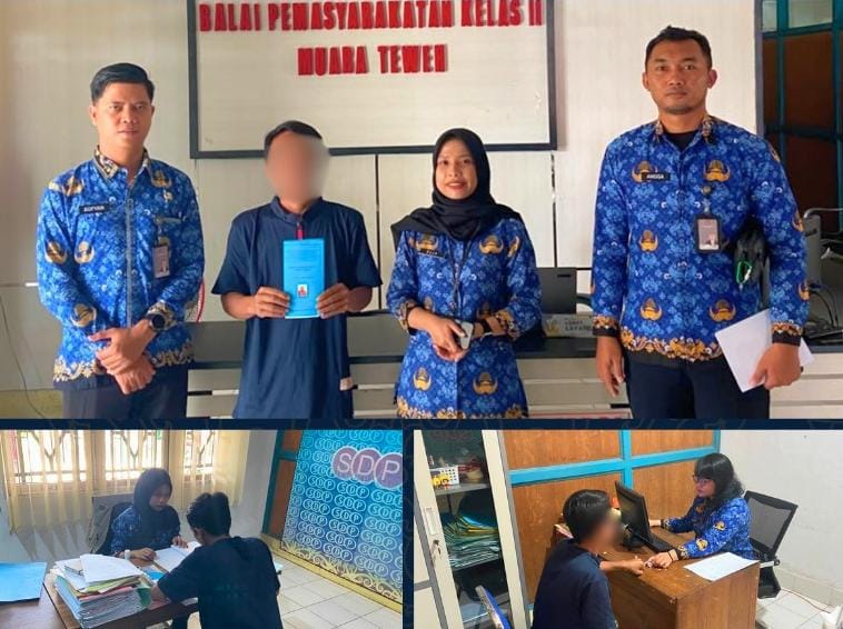 Registrasi dan Konseling Awal Perkuat Reintegrasi Sosial, Bapas Muara Teweh Terima Klien CB