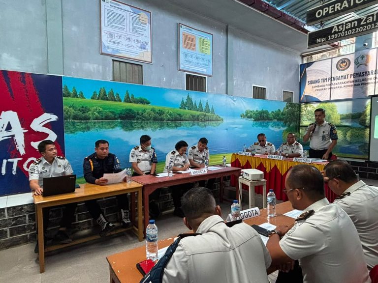 Bahas Usulan Remisi Umum dan Hak Integrasi, Lapas Gunungsitoli Gelar Sidang TPP