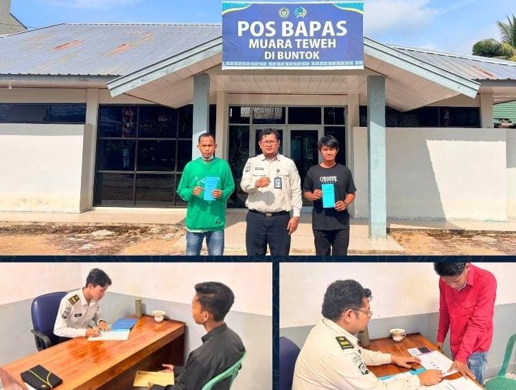 ‎Pelayanan Prima, Petugas Pos Bapas di Buntok Registrasi dan Bimbing Klien