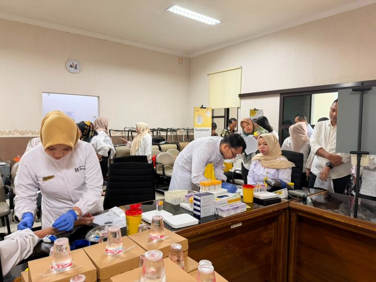 Kantor Pertanahan Kabupaten Serang Laksanakan Medical Check Up bagi Seluruh Pegawai