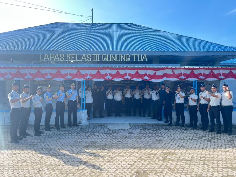 ‎Lapas Gunungtua Gelar Upacara Peringatan Hari Anak Nasional Ke-42