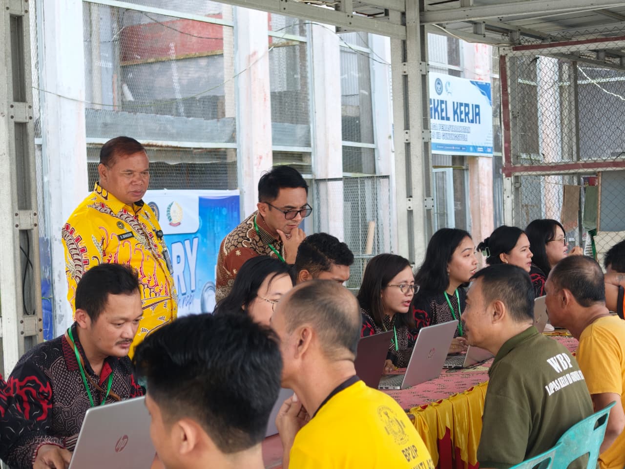 Lapas Gunungsitoli Dukung Sensus Ekonomi 2026, Kepala BPS Tinjau Pembinaan Kemandirian WBP