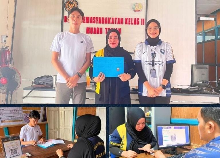 Awali Proses Reintegrasi Sosial, Bapas Muara Teweh Terima dan Registrasi Klien PB