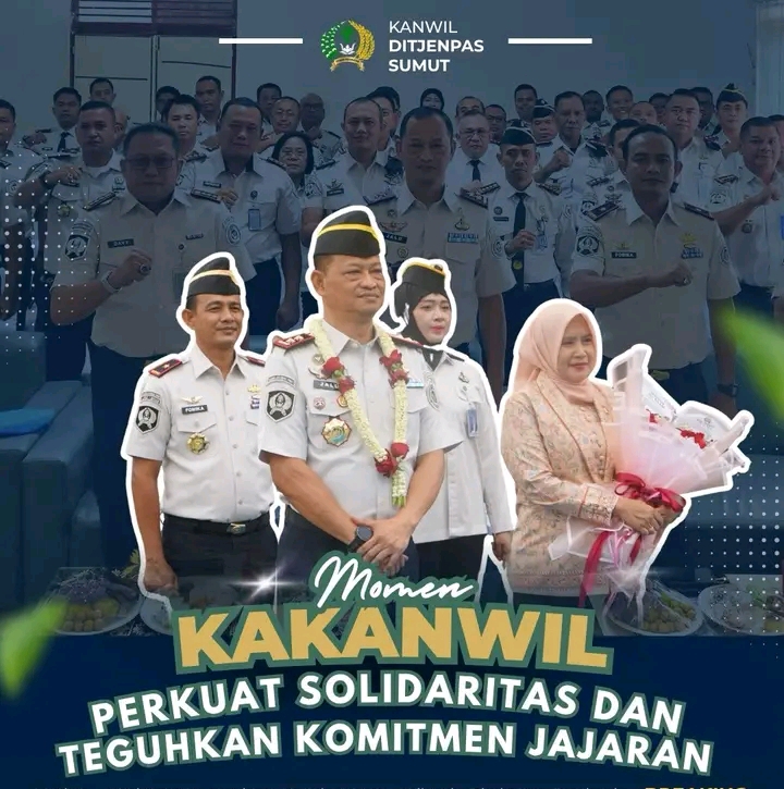 Awali Kepemimpinan, Kakanwil Ditjenpas Sumut Teguhkan Soliditas Seluruh Jajaran Pemasyarakatan