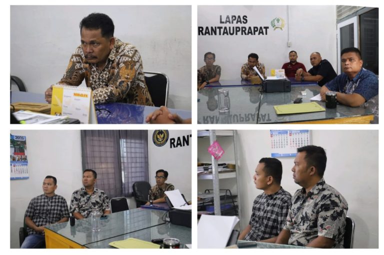 Lapas Rantauprapat Ikuti Rapat Persiapan Reviu Belanja Berupa Gas Bersama Ditjenpas Secara Virtual
