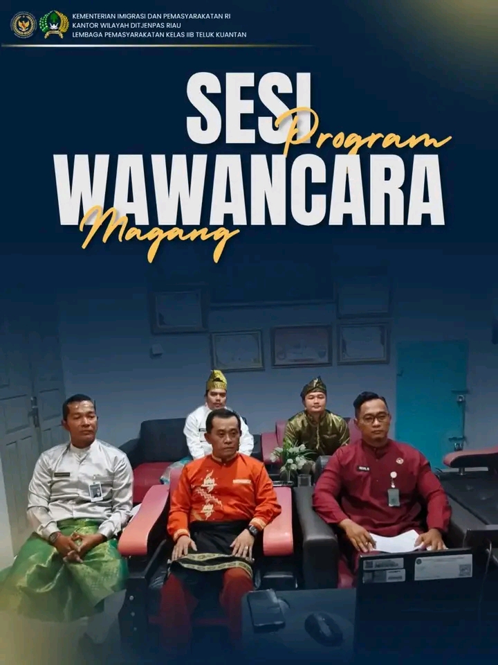 Lapas Teluk Kuantan Mengikuti Sesi Wawancara Program Magang Batch I Tahun 2026