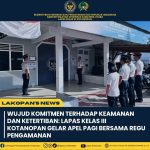 Apel Pagi Lapas Kotanopan Perkuat Disiplin dan Integritas