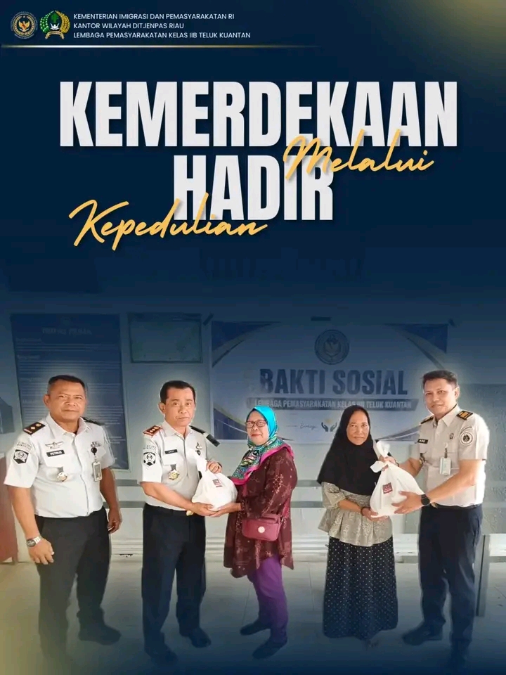 Semarak Kemerdekaan, Lapas Teluk Kuantan Tebar Kepedulian Sosial