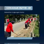 Semarak HUT RI ke-81, Lapas Panyabungan Bersihkan Lingkungan