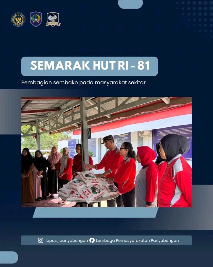 Semarak HUT RI ke-81, Lapas Panyabungan Tebar Kepedulian