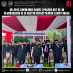 Kalapas Gunungtua Hadiri Upacara HUT ke-81 Kemerdekaan RI di Kantor Bupati Padang Lawas Utara