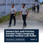 Deteksi Dini, Karutan dan Ka.KPR Tinjau Langsung Kondisi Tembok Luar Rutan Humbang Hasundutan