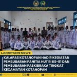 Kalapas Kotanopan Hadiri Pembubaran Panitia HUT Kemerdekaan RI ke-81