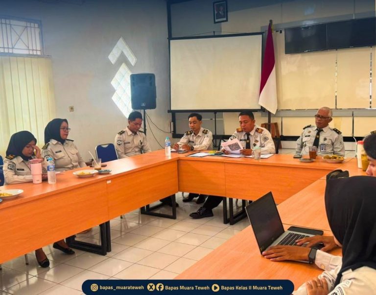 Rapat Bulanan Bapas Muara Teweh, Matangkan Agenda Prioritas Agustus 2026
