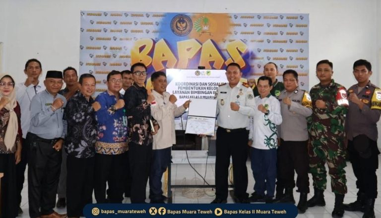 Perkuat Kolaborasi Lintas Sektor, Bapas Muara Teweh Bentuk Kelompok Layanan Bimbingan Integrasi
