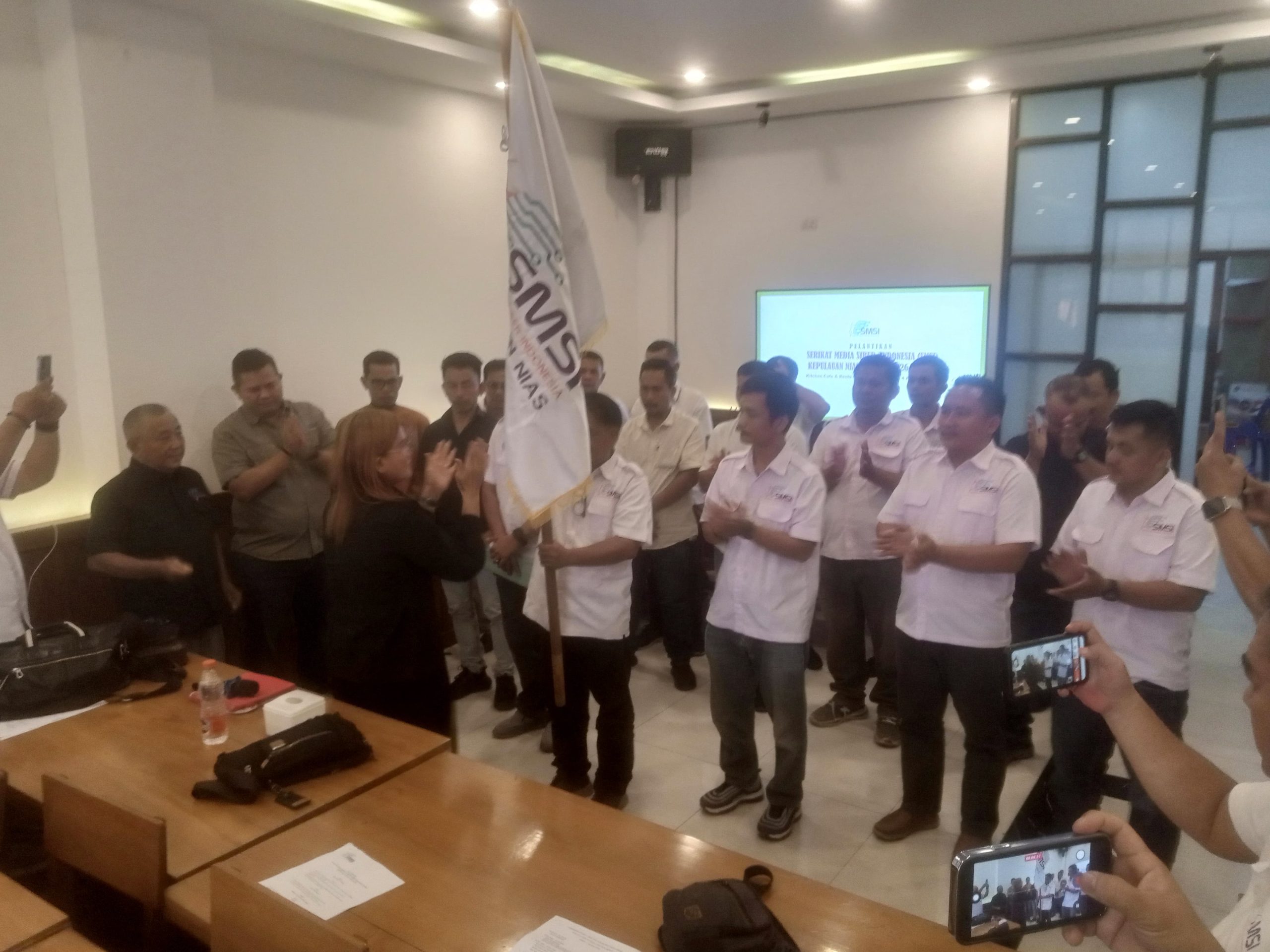 Pengurus SMSI Kepulauan Nias Periode 2026-2029 Terpilih Dilantik