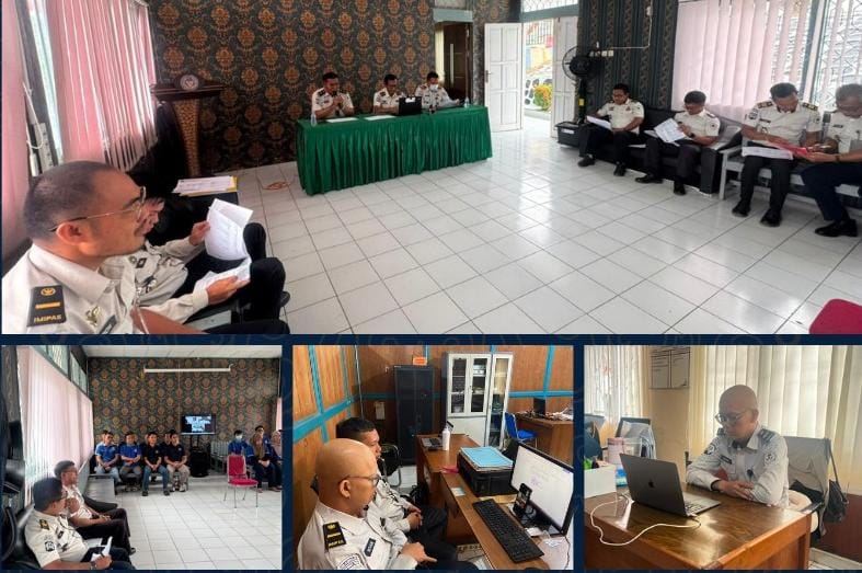 ‎PK Bapas Muara Teweh Hadiri Sidang TPP di Lapas Muara Teweh Bersama Kanwil Ditjenpas Kalteng