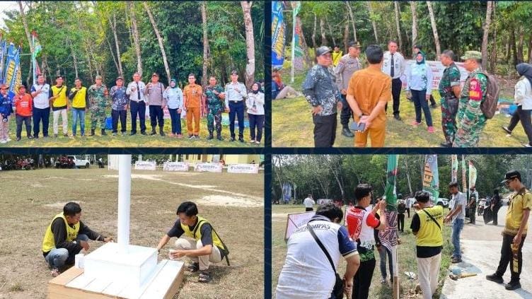 Semarak HUT ke-81 RI, Bapas Muara Teweh Gelar Aksi Bersih Kemerdekaan di Kelurahan Jambu