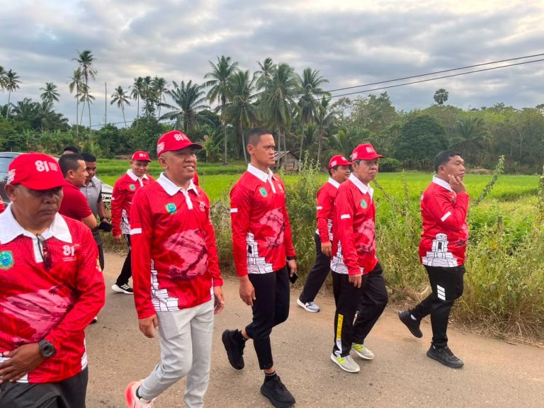 Semarak HUT RI, Kalapas Gunungtua Ikuti Lomba Lari 5K dan Fun Run Kabupaten Padang Lawas Utara
