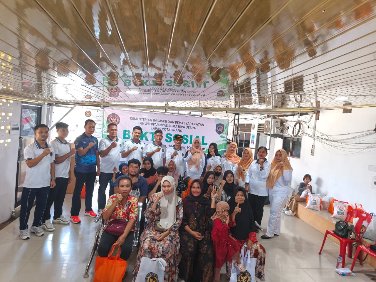 HUT RI ke-81, Lapas Kotapinang Gelar Bakti Sosial untuk Keluarga Warga Binaan