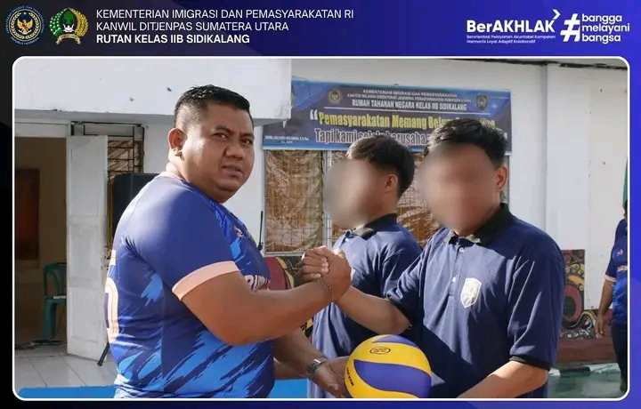 Semarak HUT RI Ke-81, Rutan Sidikalang Buka Pekan Olahraga Warga Binaan