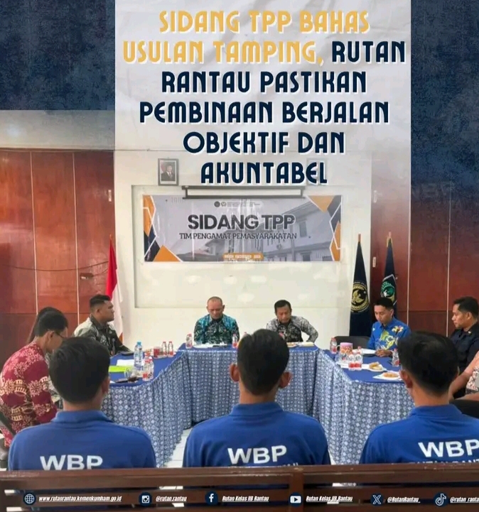 Sidang TPP Rutan Rantau Pastikan Tamping Objektif Demi Pembinaan Berkualitas
