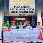 Semarak HUT Ke-81 Kemerdekaan RI, Petugas Rutan Rantau Gelar Donor Darah Bersama PMI Tapin